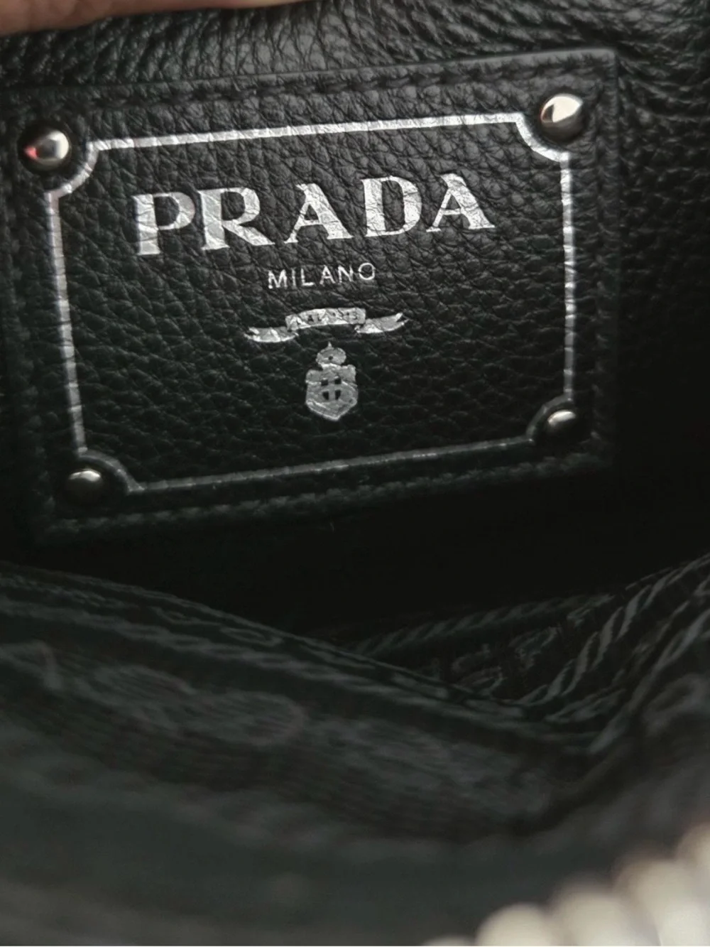 Prada Vitello Phenix Top Handle Satchel bag (Small)